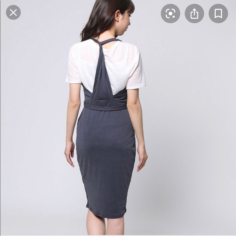 Guess Joan Halter v-neck tie waist dress - Picture 5 of 5